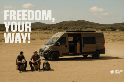 Outlaw Vans slogan
