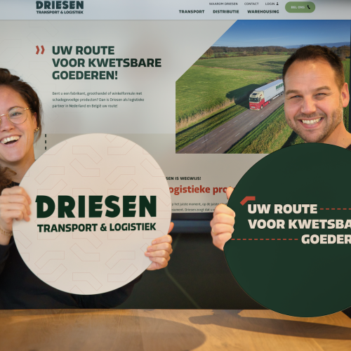 De (merk)route van Driesen Transport & Logistiek!