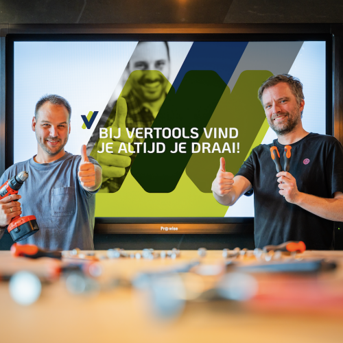 Verdraaid mooie merkidentiteit voor VerTools!