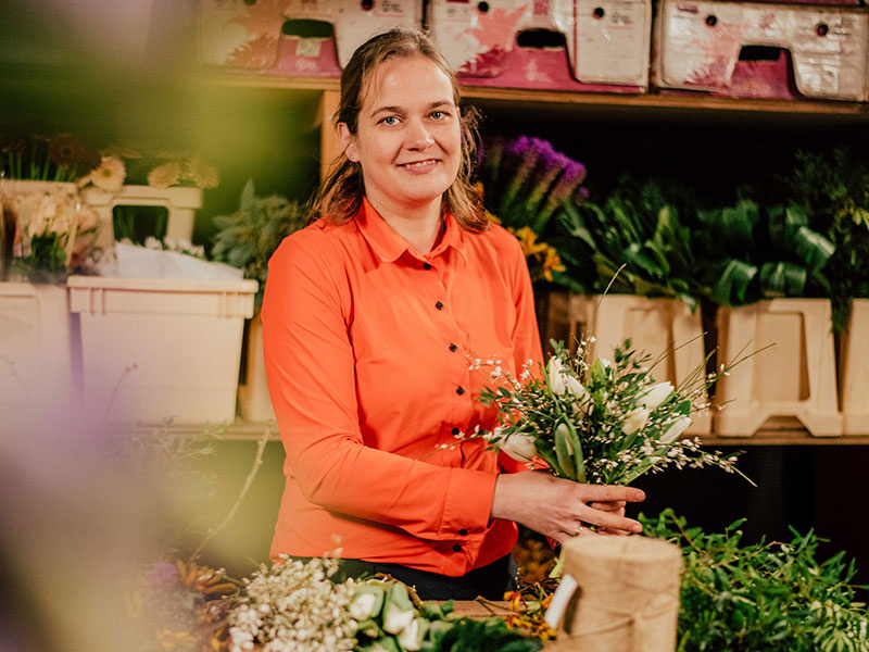 Willemijn Beens, eigenaresse Bloemijn (Genemuiden)